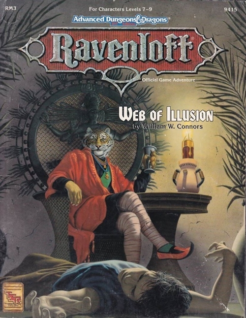 AD&D 2nd Edition - Ravenloft - Web of Illusion (B Grade) (Genbrug)